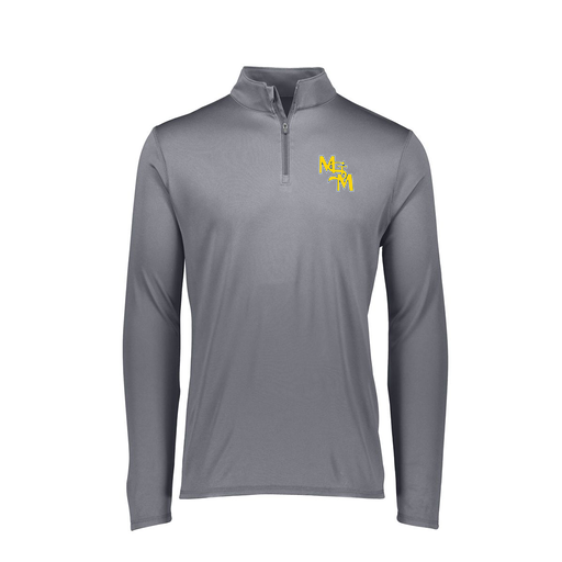 [FTLQFLGY-FAXS-LOGO1] Ladies Flex-Lite 1/4 Zip Shirt (Female Adult XS, Gray, Logo 1)