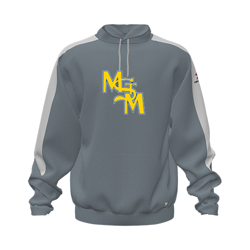 [CUS-DFW-HOOD-FLC-LSL-GRY-YXS-LOGO1] Hoodie (Youth XS, Gray, Logo 1)
