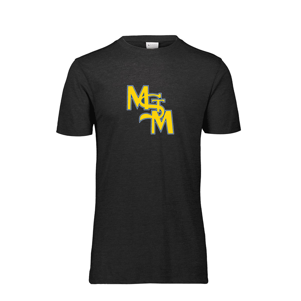 [FTSCUBBK-AS-LOGO1] Decker Adult Tri-Blend T-Shirt - Short Sleeve (Black, Adult S, Logo 1)