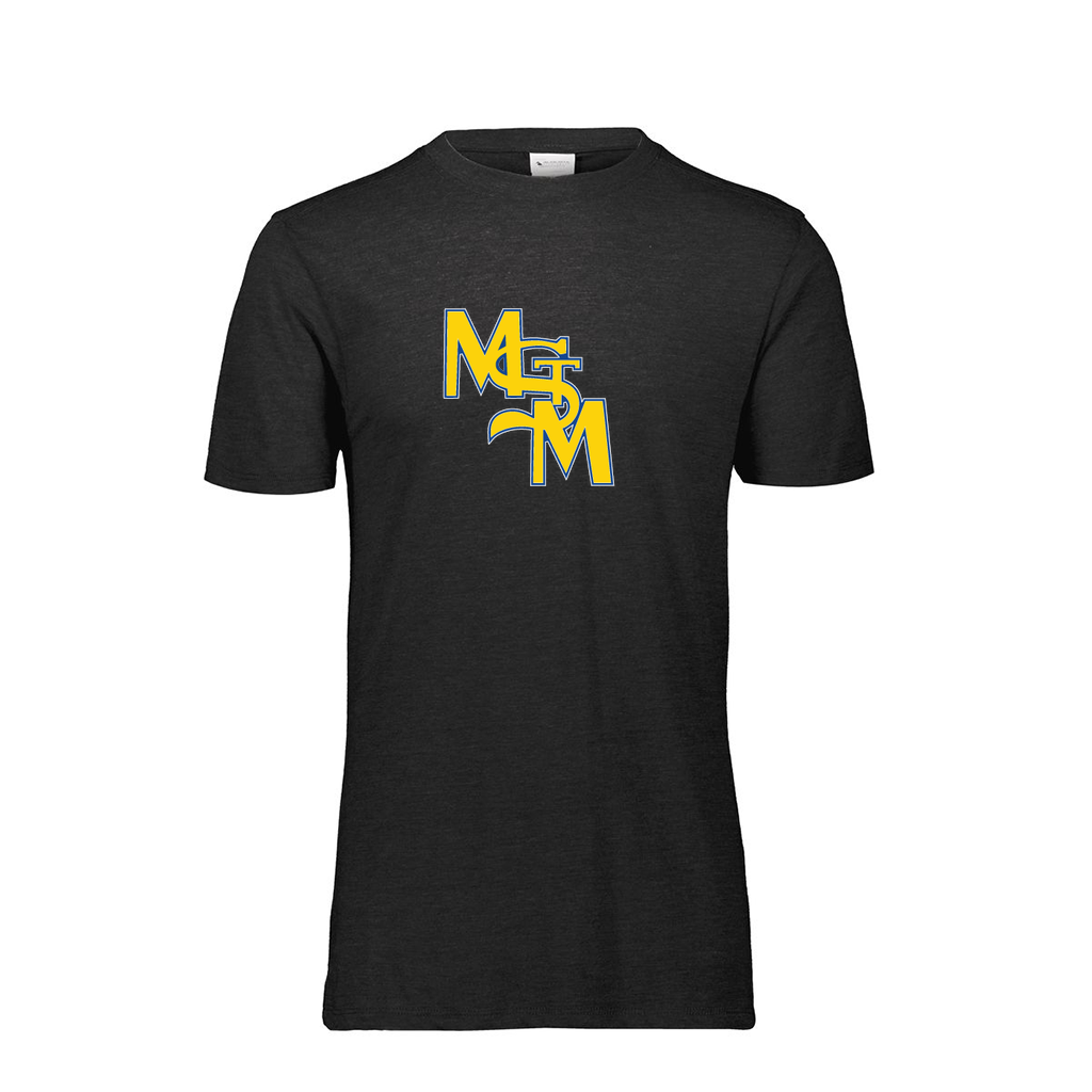 [FTSCUBBK-AS-LOGO1] Decker Men's Tri-Blend T-Shirt - Short Sleeve (Adult S, Black, Logo 1)