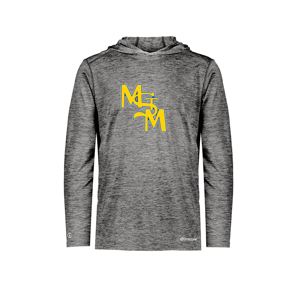 [FOLHCGBK-YS-LOGO1] Decker Youth Charge Hoodie (Youth S, Black, Logo 1)