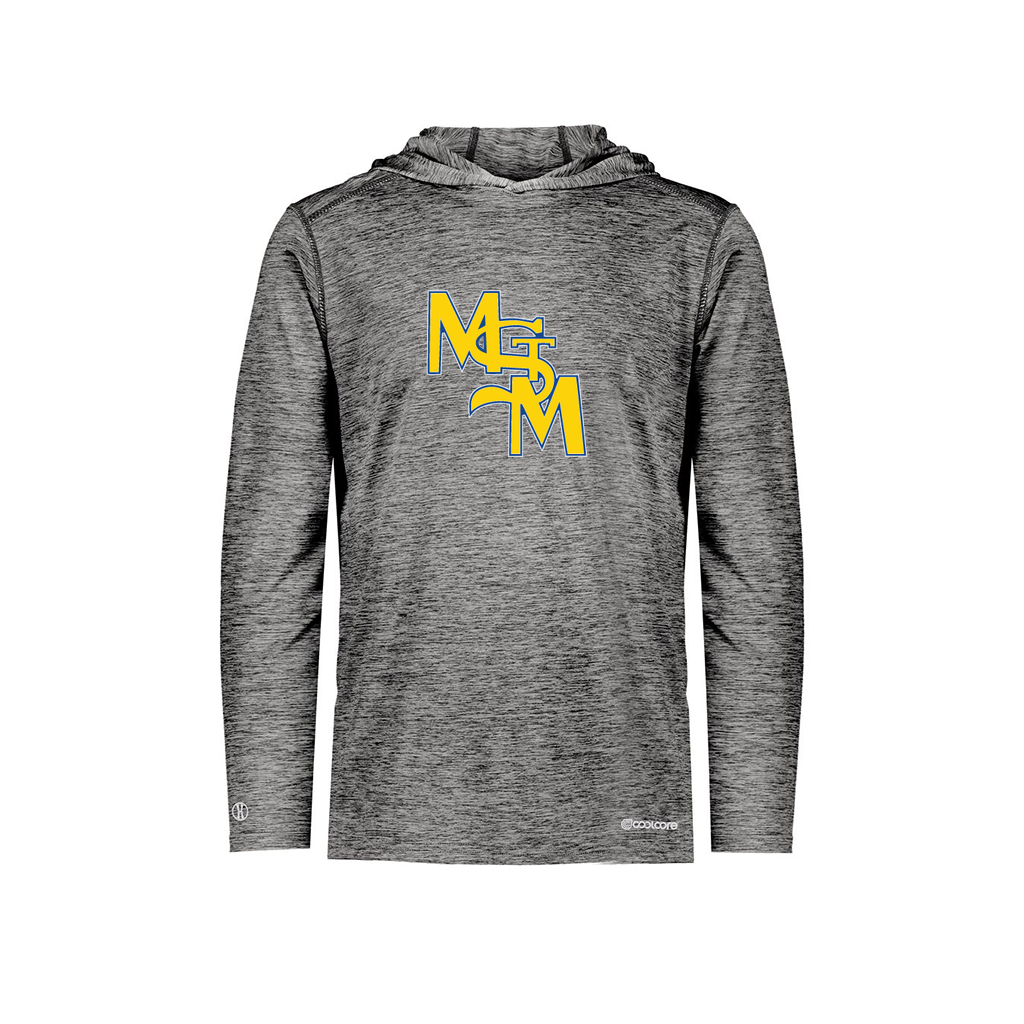 [FOLHCGBK-YS-LOGO1] Decker Youth Charge Hoodie (Youth S, Black, Logo 1)