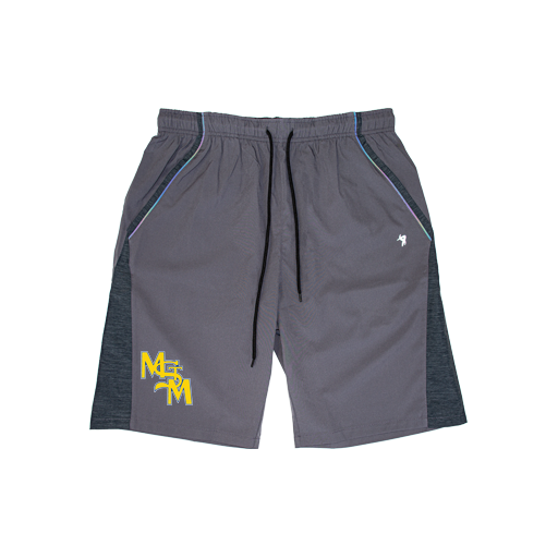 [DEC-ANGLE-SHORT-YXXS-BLK-LOGO1] Decker Shorts (Angle Shorts) (Youth XXS, Black, Logo 1)
