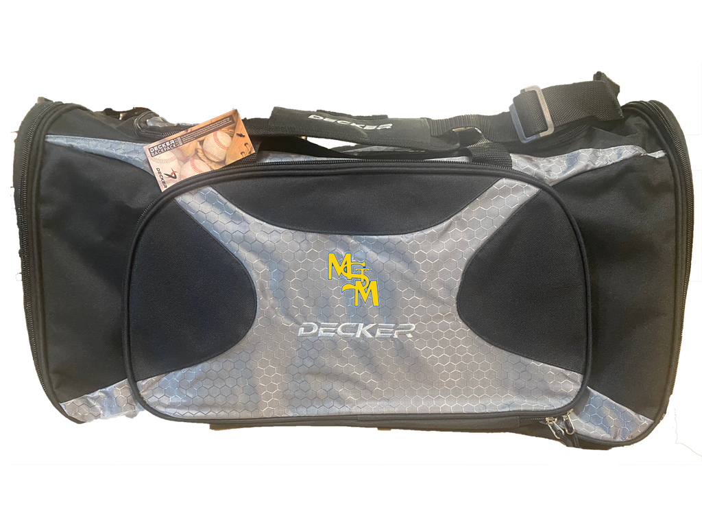 [DIA-DUBG-GRY-LOGO1] Decker Diamond Duffel (Gray, Logo 1)