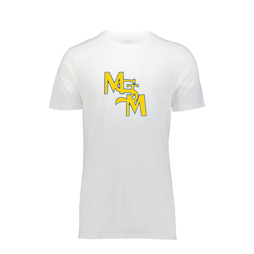 [FTSCUBWH-AS-LOGO1] Decker Men's Tri-Blend T-Shirt - Short Sleeve (Adult S, White, Logo 1)