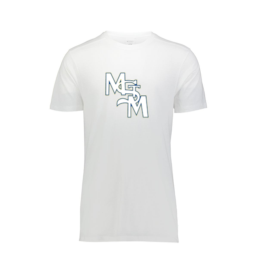 [FTSCUBWH-AS-LOGO2] Decker Men's Tri-Blend T-Shirt - Short Sleeve (Adult S, White, Logo 2)