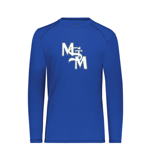 [6845.060.S-LOGO2] Men's SoftTouch Long Sleeve (Adult S, Royal, Logo 2)