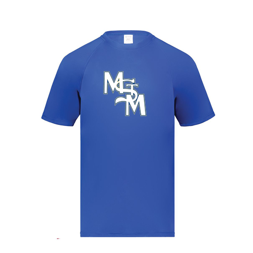 [2791.060.S-LOGO2] Youth Smooth Sport T-Shirt (Youth S, Royal, Logo 2)