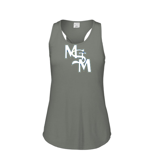 [3078.013.S-LOGO2] Ladies Tri Blend Tank Top (Female Adult S, Gray, Logo 2)
