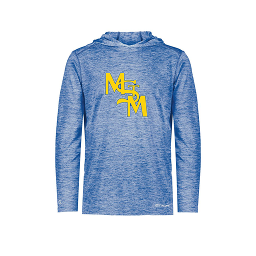 [FOLHCGRY-AS-LOGO1] Decker Men's Charge Hoodie (Adult S, Royal, Logo 1)