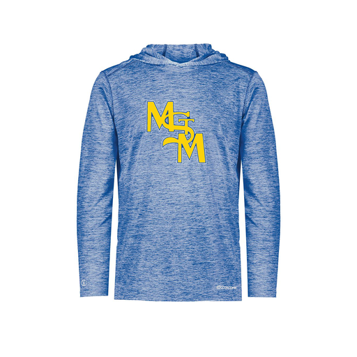 [FOLHCGRY-YS-LOGO1] Decker Youth Charge Hoodie (Youth S, Royal, Logo 1)