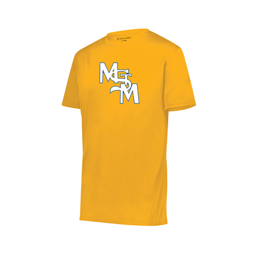 [222818.025.S-LOGO2] Men's Movement Dri Fit Shirt (Adult S, Athletic Gold, Logo 2)