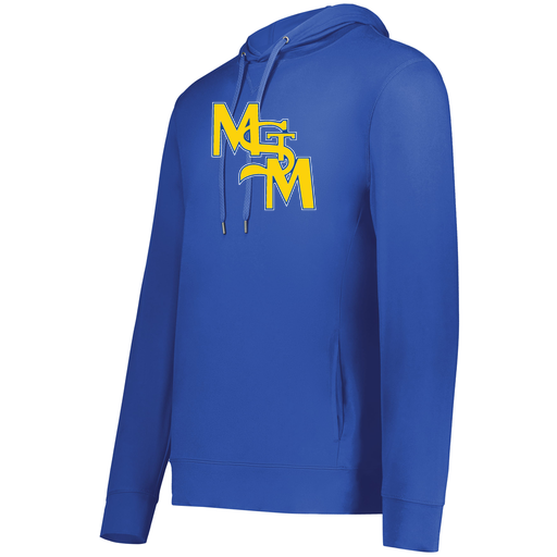 [222698.060.S-LOGO1] YOUTH VENTURA THIN KNIT HOODIE (Youth S, Royal, Logo 1)