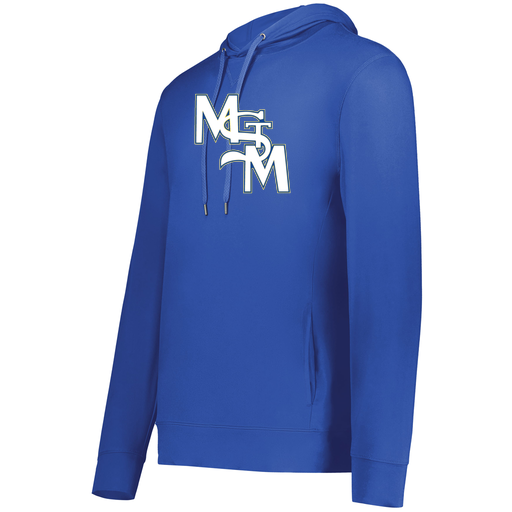 [222698.060.S-LOGO2] YOUTH VENTURA THIN KNIT HOODIE (Youth S, Royal, Logo 2)