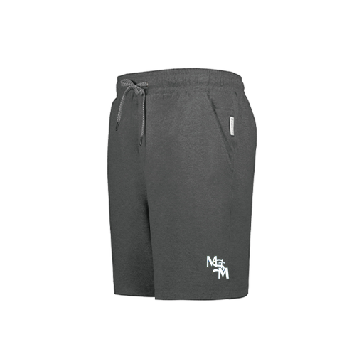 [223604.E83.S-LOGO2] YOUTH Ventura Soft Knit SHORTS (Youth S, Gray, Logo 2)