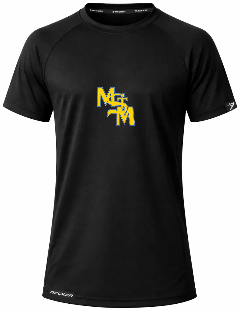 [FTSCPTBK-A5XL-LOGO1] NEW Decker Performance T-Shirt (Black, Adult 5XL, Logo 1)