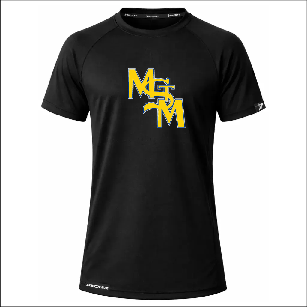 [FTSCPTBK-YXS-LOGO1] NEW Decker Performance T-Shirt (Black, Youth XS, Logo 1)