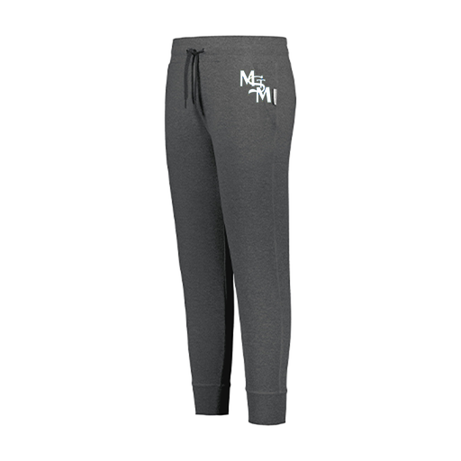 [222799.E83.XS-LOGO2] LADIES VENTURA SOFT KNIT JOGGER (Female Adult XS, Gray, Logo 2)